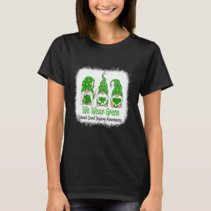T-shirt Femmes Nous Portons La Moelle Verte Sensibilisatio