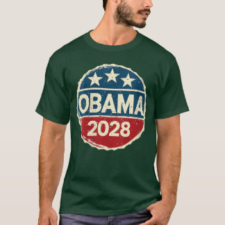 T-shirt Femmes Obama Pour 2028 Obama 2028 VNeck