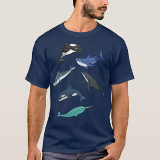 T-shirt Femmes Orca Plush Shark Tee Shark Tee Shark Women