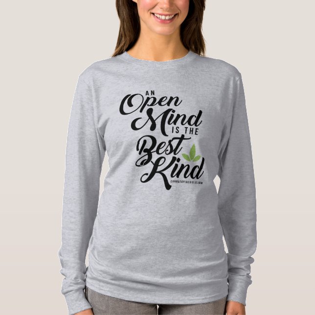 T-shirt Femmes outre de chemise d'esprit ouvert de (Devant)