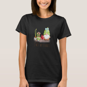 T-shirt Femmes Parfois, j'ai regardé mes Plantes Cool Plan