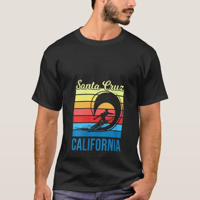 T-shirt Femmes Père Noël Cruz Californie Père Noël Cruz (Devant)