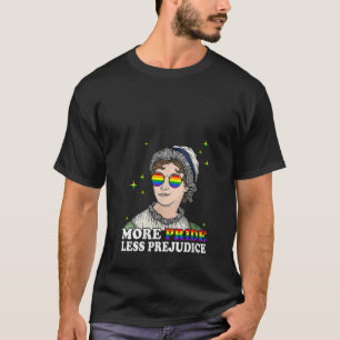 T-shirt Femmes Plus Fierté Moins Préjugés Drôle LGBT Gay P