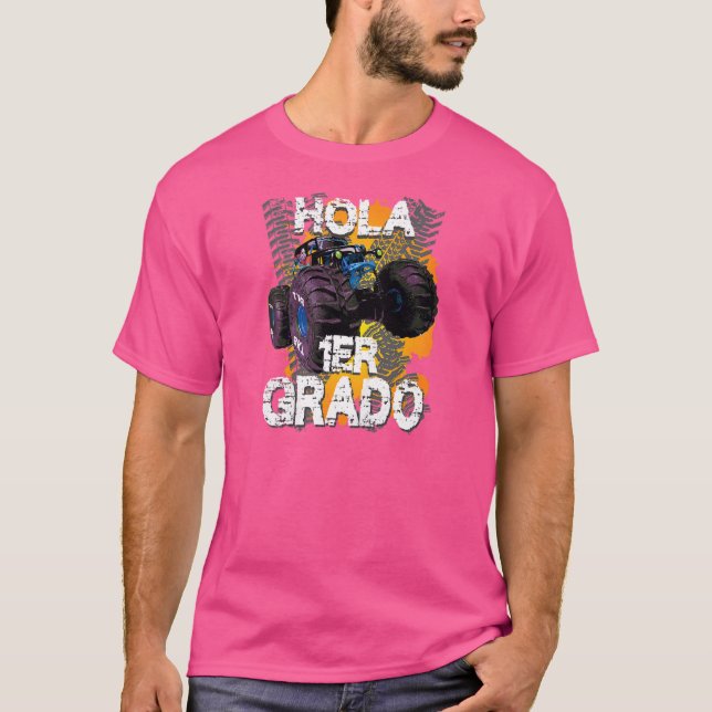 T-shirt Femmes Primer Dia De Escuela Maestra Espagnol 1 Gr (Devant)