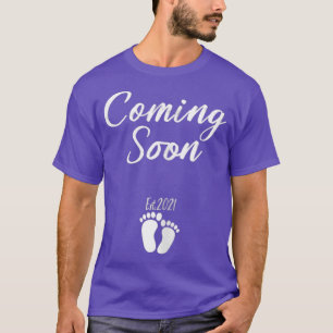 T-shirt Femmes Prochainement 2021 Grossesse drôle Motherx2