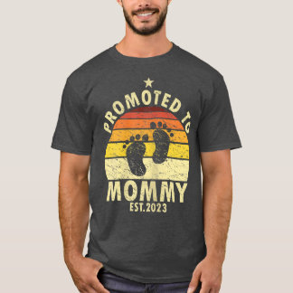 T-shirt Femmes Promues À Mommy 2023 Bientôt Être Mommy 202