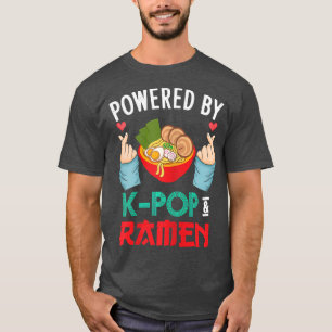 T-shirt Femmes propulsées par K-POP et Ramen - Kpop et Ram