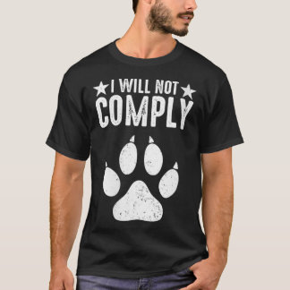 T-shirt Femmes que je ne respecterai pas VNeck