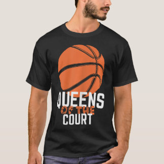 T-shirt Femmes Reines De La Cour - Femmes Filles Basketba