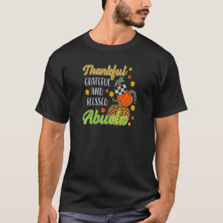 T-shirt Femmes Remerciements Gratuit Béni Abuela automne a