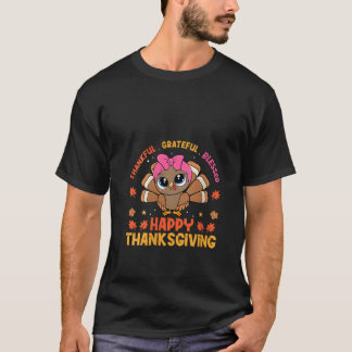 T-shirt Femmes Remerciements Gratuits Béni Joyeux Thanksgi