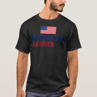 T-shirt Femmes Républicaines Pour Biden 2020 VNeck