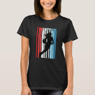 T-shirt Femmes Rétro Femmes 26e Basketball Anniversaire Pl