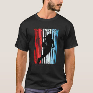 T-shirt Femmes Rétro Femmes 37ème Basketball Anniversaire 