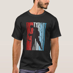 T-shirt Femmes Rétro Femmes 38e Jeu d'anniversaire de hock