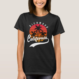 T-shirt femmes Retro Sunset de Richmond, Californi