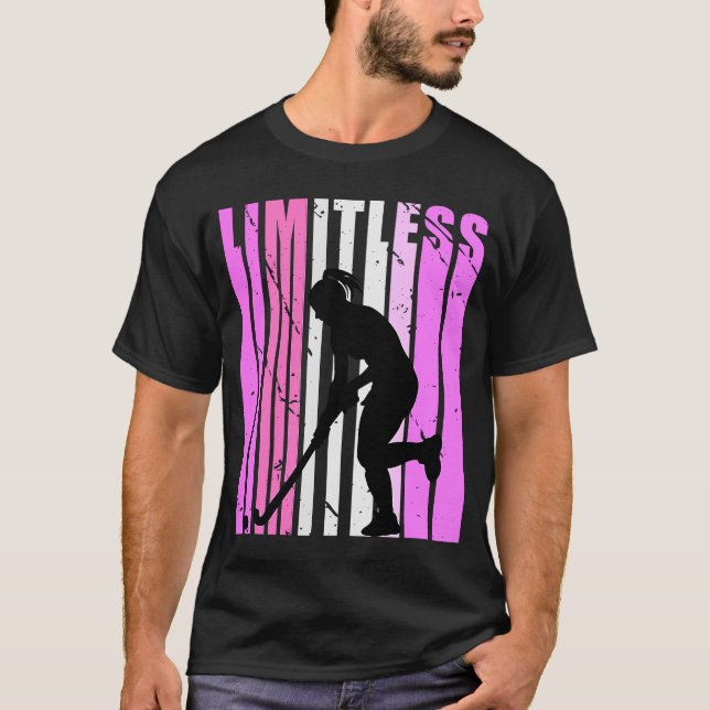 T-shirt Femmes rose Limitless Hockey Anniversaire Inspirer (Devant)