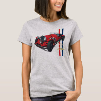 T-shirt Femmes rouges SOUS-MARIN ANTI-SOUS-MARIN de