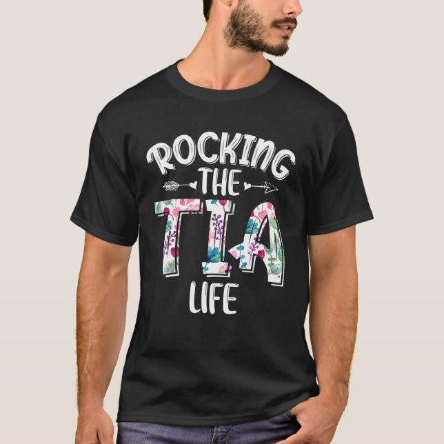 T-shirt FEMMES Roulant La Vie Tia Nouvelle Grand-mère D (Devant)
