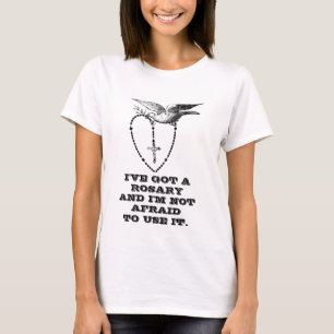 T-shirt FEMMES Saint Rosaire avec la branche de la colombe
