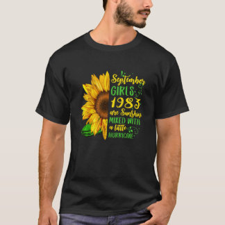 T-shirt Femmes Septembre Filles 1983 36e Ans Jour B