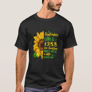 T-shirt Femmes Septembre Filles 1988 31e Ans Jour B