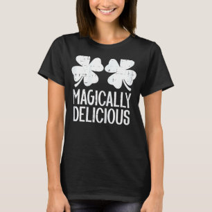 T-shirt Femmes Shamrocks vilains Magique délicieux St Pa