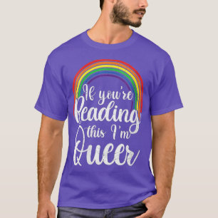 T-shirt Femmes Si Vous Lisez Cet Im Lesbienne Lesbienne LG