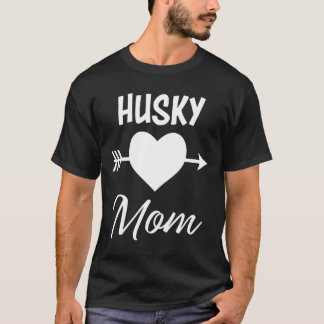T-shirt Femmes Siberian Husky Maman