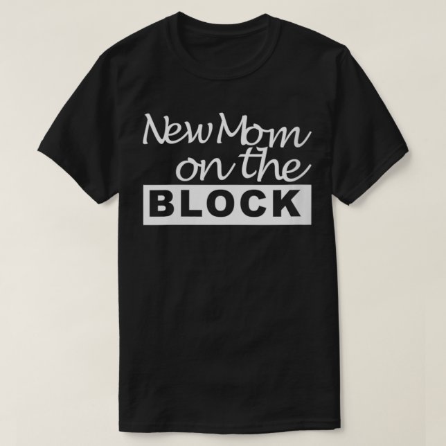T-shirt FEMMES Simple Nouvelle Maman Bébé Cadeau Nouveau M (Design devant)