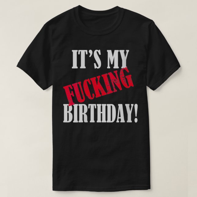T-shirt Femmes Son Anniversaire Amusant Anniversaire de fê (Design devant)