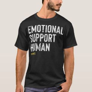 T-shirt Femmes Soutien Émotionnel Humain Pour Femmes Drôle