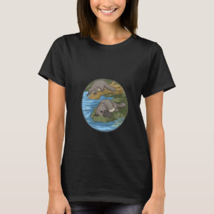 T-shirt Femmes Soyez Un T Platypus Animaux Nature Platypus