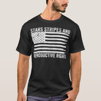 T-shirt Femmes Stars Stripes Droits de reproduction Patrio