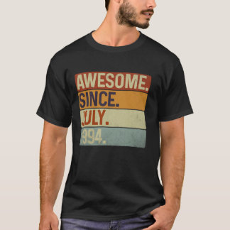 T-shirt Femmes stupéfiantes depuis juillet 1994 30 ans 30è