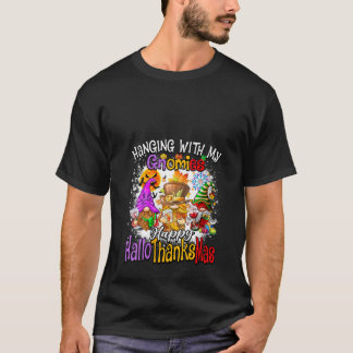 T-shirt Femmes suspendues avec mes Gnomies Joyeux Hallotha