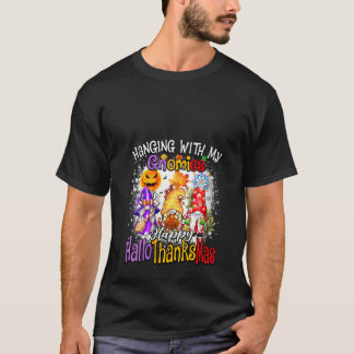 T-shirt Femmes suspendues avec mes Gnomies Joyeux Hallotha