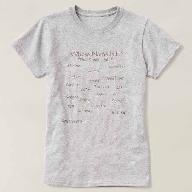 T-shirt Femmes "T-shirt de base" XS = 3X /mmétropolim (Design devant)