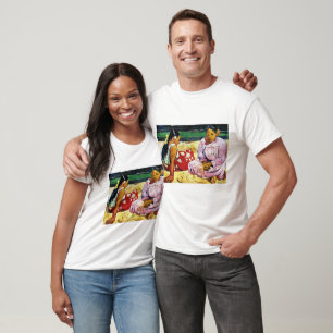 T-shirt Femmes tahitiennes sur la plage de Paul Gauguin