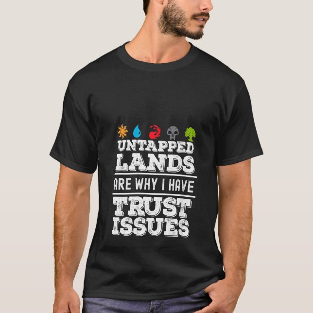 T-shirt FEMMES Terres inexploitées Questions de Fiducie Dr (Devant)