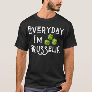 T-shirt Femmes Tous les jours Je suis Brusselin' Brussel S