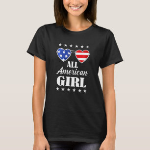 T-shirt Femmes Toutes Américaines 4 juillet Fille Enfants