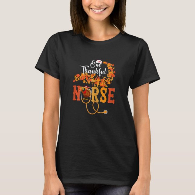 T-shirt Femmes Une Infirmière Remerciée Turquie Sthetoscop (Devant)