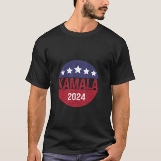 T-shirt Femmes Varsity Kamala Harris Première femme Présid