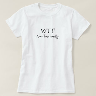 T-shirt Femmes Vin Drôle Été Boire du Vin Graphique