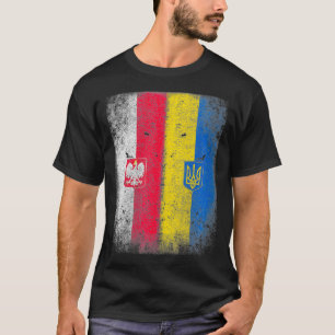 T-shirt Femmes Vintage Pologne Ukraine Pologne Ukraine Pol