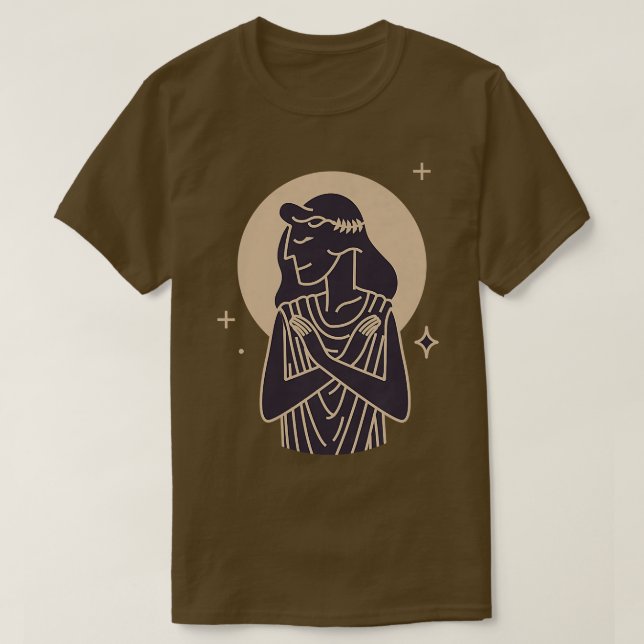 T-shirt Femmes Virgo Astrologie Horoscope Femmes Ados Reto (Design devant)