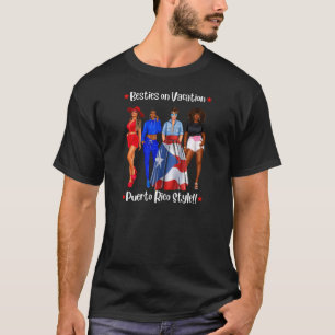T-shirt Femmes Voyage Filles Puerto Rico Batcherlotte Fête