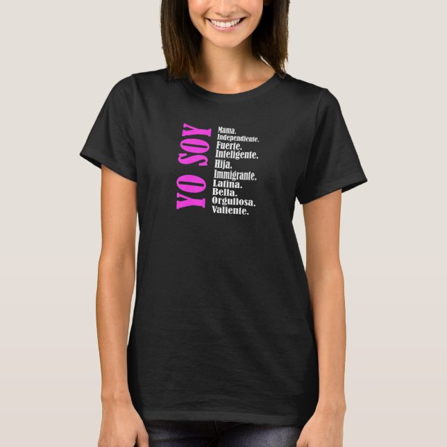 T-shirt Femmes Yo Soy Mama Espagnol Maman Dia De Las Madre (Devant)
