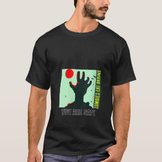 T-shirt Femmes Zombies Mangez Le Cerveau Vous Êtes Sûr Fun